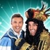 Jonathan Wilkes and Christian Patterson in the Regent’s 2015 panto Peter Pan