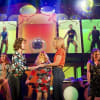 Double spread: Jackie (Janet Dibley) meets Jackie (Daisy Steere) in Jackie The Musical