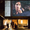 On screen above Kate Duchêne as the scientist working with Claire Haber