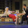 Helen George as Miss Julie and Richard Flood as John