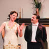 Emma Odell as Wallis Simpson and Tom Slatter as Ernest Simpson