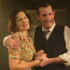 Nesba Crenshaw as Esther Simon and David Bromley as Abe Simon