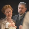 Amy Nuttall as Hermione and Rob Edwards as Leontes