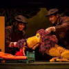 Performers Clare Rebekah Pointing and Phil Yarrow with Iris and Lion