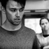 Rehearsal photo: William Wyn Davies (Davy) and Harriet Ghost (Ma)