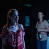 Lily Newbury Freeman as Nancy and Emma Playfair as Elma