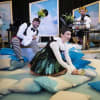 Timothy Connor as Pulcino and Charlotte Hoather as Uccellina