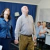 Alice Selwyn and Ian Barritt in rehearsals