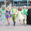 The cast of Jack and the Beanstalk at the Epstein Theatre, Liverpool