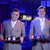Mathew Horne (Raymond) and Ed Speleers (Charlie) in Rain Man at Derby Theatre