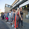 Just a few of the would-be Principal Girls lining up for last year's open auditions