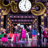 Caroline Sheen as Violet Newstead, Amber Davies as Judy Bernly, Natalie McQueen as Doralee Rhodes and company