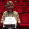 Dame Penelope Keith celebrating the 54th birthday of the Yvonne Arnaud Theatre