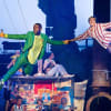 Peter Pan (John Pfumojena) and Wendy (Daisy Maywood)