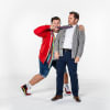 Scott Paige as Mr Poppy and Scott Garnham as Mr Maddens