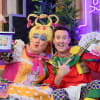 Iain Lauchlan (Matilda) and Craig Hollingsworth (Simon Pudding) in Puss in Boots