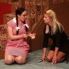 Juliette Strobel (Gloria) and Anna Mitcham (Susy Henderson) in Wait Until Dark