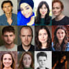 The cast of 100 Word Plays (about Oldham)