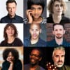 From top left: An Improbable Musical (Lee Simpson: director, Yshani Perinpanayagam: music), Gin Craze! (April de Angelis: book and lyrics, Lucy Rivers: music and lyrics), Scot Free (Jonny Wright: book and lyrics, Tim Gilvin: music and lyrics), On Hostile Ground (Juliet Gilkes Romero: book, Michael Henry: music and orchestrations, Darren Clark: lyrics)