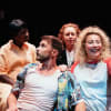 Naana Agyei-Ampadu as June, Peter Caulfield as Gash, Ellie Piercy as Joy and Jodie Jacobs as Leah