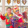 Craig Hollingsworth (Silly Billy) and Iain Lauchlan (Dame Dolly Mixture)