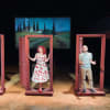 Phil Wilcox a Gasparo, Laura Lolita Perešivana as Rita and Brenton Spiteri as Beppe