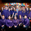 Some of the members of the Arts Leadership programme meeting Sir Ian McKellen when he took his one-man show to Royal and Derngate in 2019
