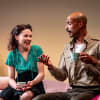 Imogen Elliot as Sally Middleton and Nathan Ives-Moiba as Bill Page