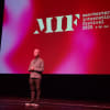 John McGrath, MIF Chief Executive and Artistic Director, presenting the 2025 programme