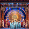 Mount Olympus and the Muses: Candace Furbert (Thalia), Sharlene Hector (Clio), Brianna Ogunbawo (Melpomene), Malinda Parris (Calliope) and Rose-Li (Terpsichore)