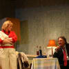 Sarah Wynne Kordas (Dee) and John Goodrum (Hallett) in The Business of Murder