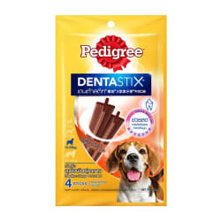 Pedigree Dentastix ขนมขัดฟัน สำหรับสุนัขพันธุ์กลาง รสเนื้อรมควัน 98 g