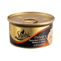 Sheba Deluxe อาหารเปียก สำหรับแมว รสอกไก่ในเกรวี่ 85 g