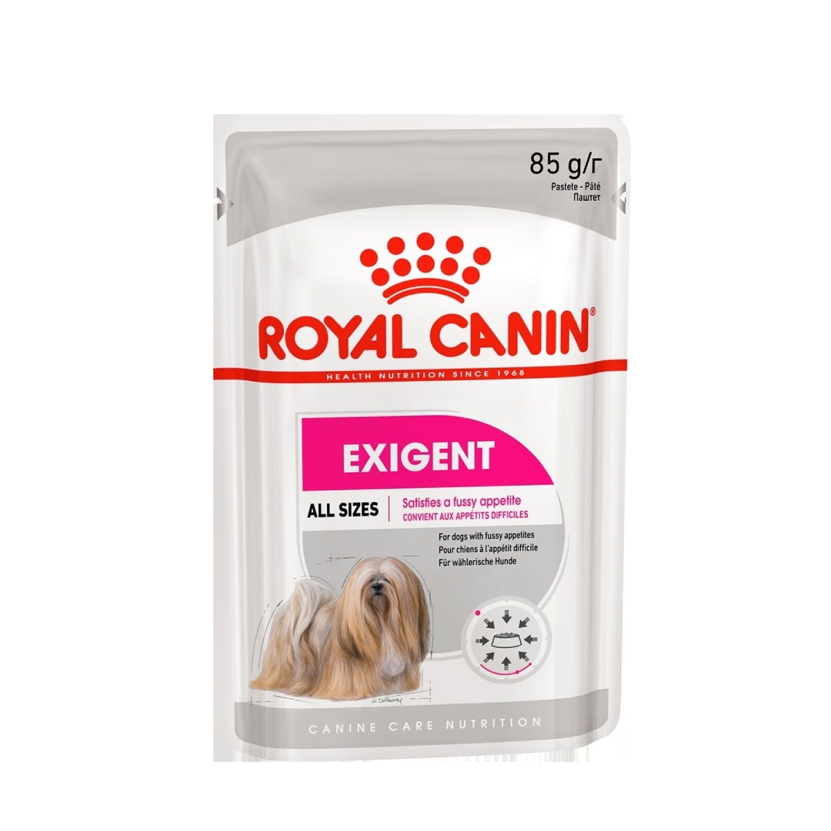 Royal Canin โรยัล คานิน อาหารสุนัขแบบเปียกเพ้าซ์ ลักษณะกรอบนอกนุ่มใน สำหรับสุนัขโตเลือกกิน ทุกสายพันธุ์