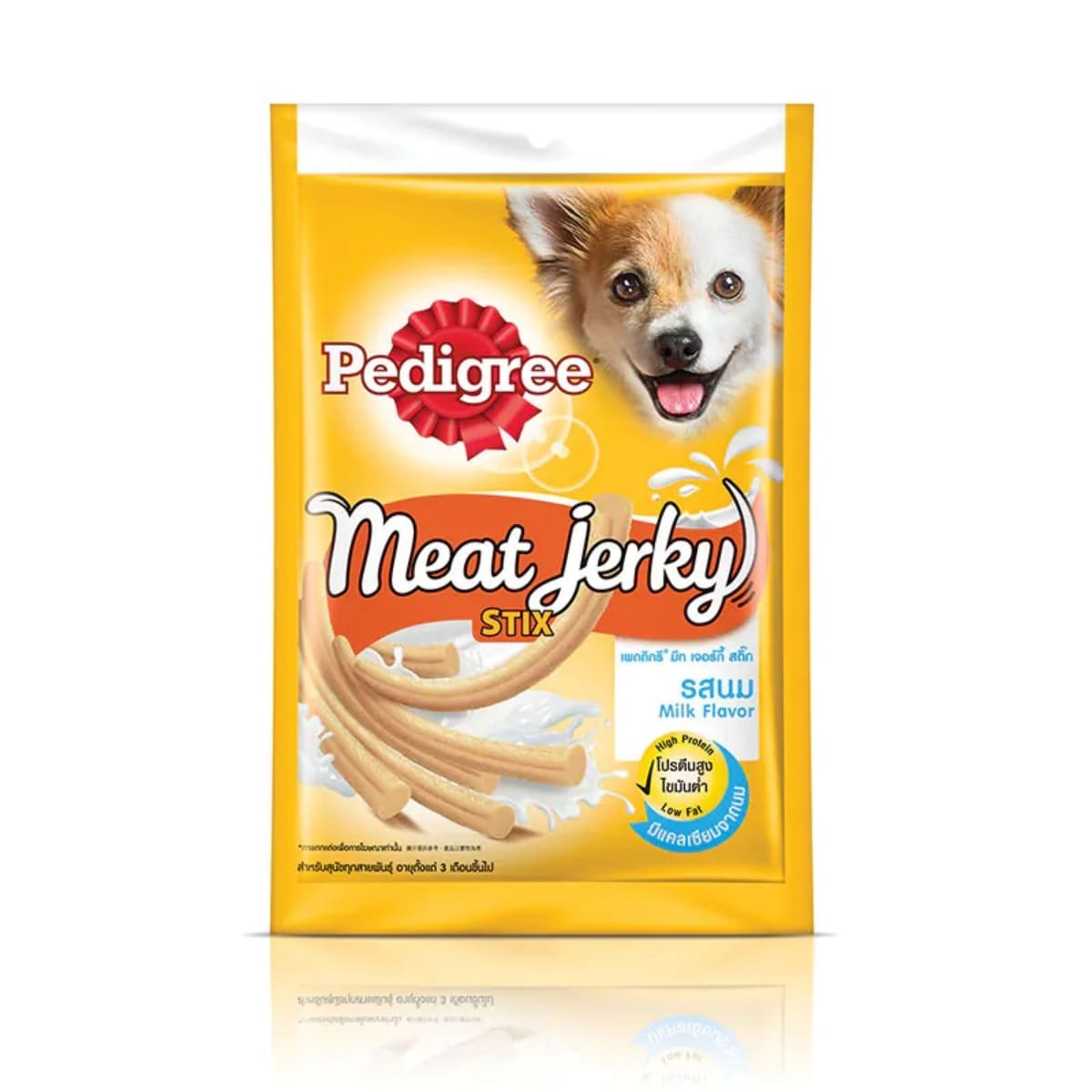 Pedigree Meat Jerky ขนมขบเคี้ยว สำหรับสุนัข รสนม 60 g_1