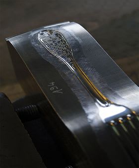 Moule de fourchette Christofle