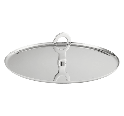 Cocktail plate Oh de Christofle  Stainless steel