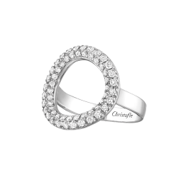 56 Diamond Bridge Ring Idole De Christofle Or Et Diamants Go