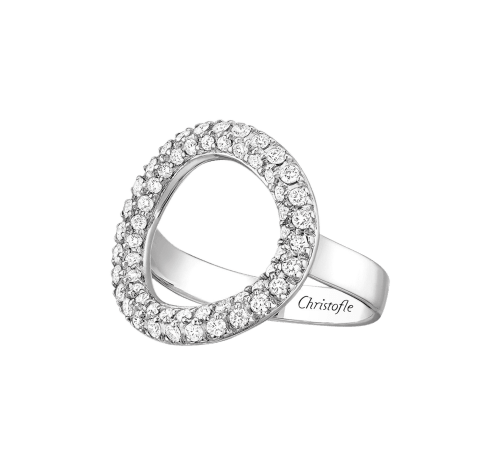56 Diamond Bridge Ring Idole De Christofle Or Et Diamants Go