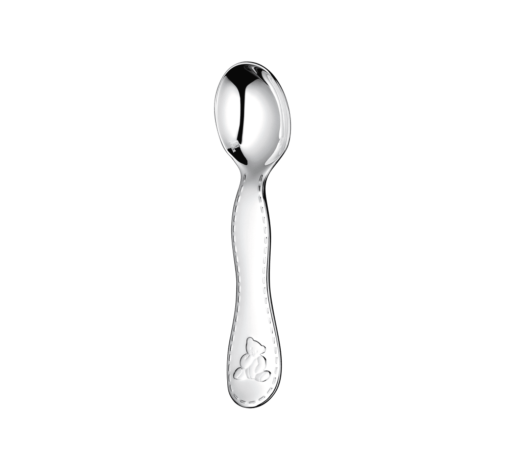 Silver Plated Baby Spoon Charlie Bear Christofle