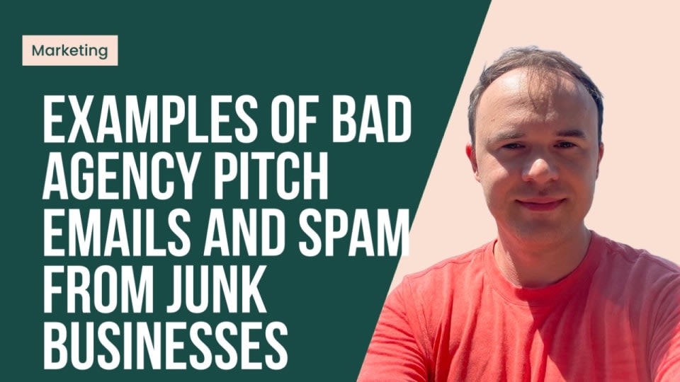 Examples of Bad Agency Pitch Emails & Spam From Junk Businesses