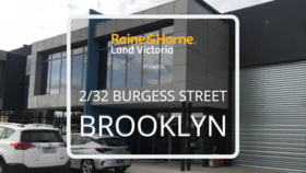 Factory, Warehouse & Industrial commercial property for sale at 2/32 Burgess Street Brooklyn VIC 3012