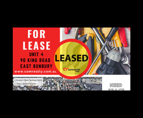 Factory, Warehouse & Industrial commercial property leased at Unit 4/90 King Road East Bunbury WA 6230