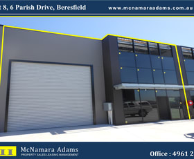 Factory, Warehouse & Industrial commercial property leased at Unit 8/6 Parish Drive Beresfield NSW 2322