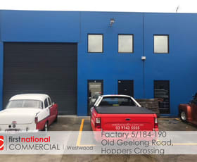 Factory, Warehouse & Industrial commercial property leased at Factory 5/184-190 Old Geelong Road Hoppers Crossing VIC 3029