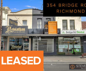 Showrooms / Bulky Goods commercial property leased at 354 Bridge Road Richmond VIC 3121
