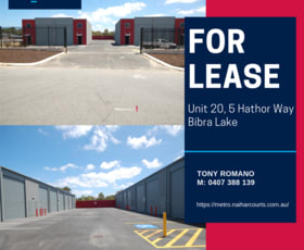 Factory, Warehouse & Industrial commercial property leased at 20/5 Hathor Way Bibra Lake WA 6163