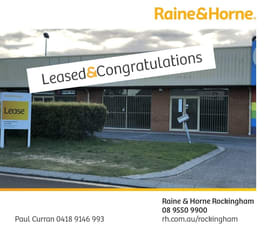 Factory, Warehouse & Industrial commercial property leased at 2/5 Leach Crescent Rockingham WA 6168