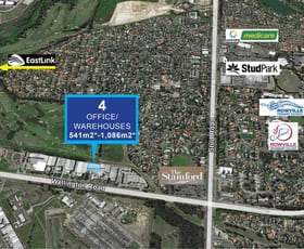 Factory, Warehouse & Industrial commercial property leased at Buildings 1-4/893a Wellington Road Rowville VIC 3178