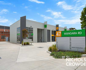 Factory, Warehouse & Industrial commercial property leased at 7/47 Wangara Road Cheltenham VIC 3192